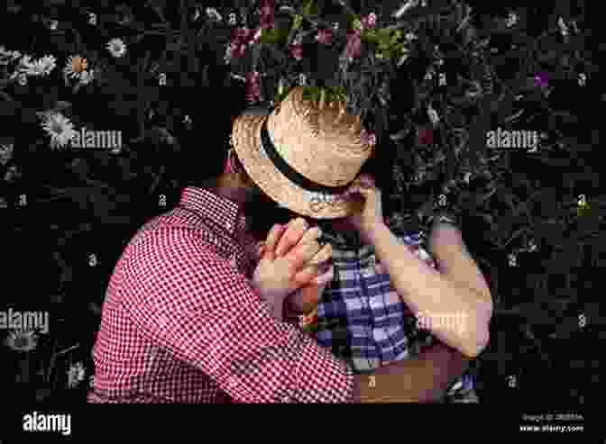 A Couple Embracing In A Field Of Wildflowers, Their Faces Close Together, Their Expressions Filled With Joy And Contentment, Symbolizing The Blissful And Carefree Nature Of Youthful Love. You Never Forget Your First: A Biography Of George Washington