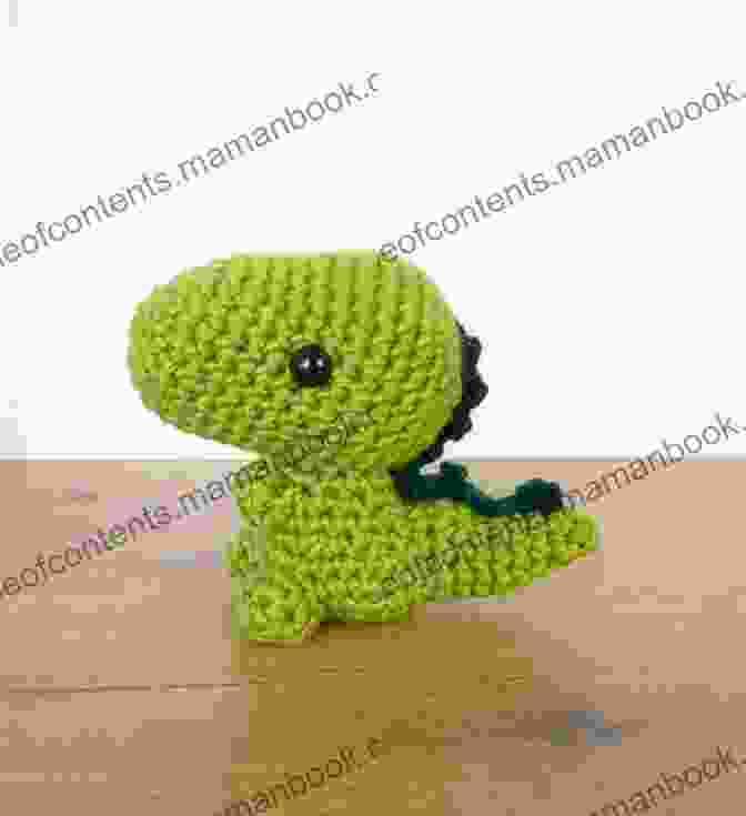 A Finished Crochet Dinosaur. Dinosaur Crochet Patterns: Crochet Lovely Dinosaur For Your Kids Step By Step Tutorials: Dinosaur Crochet Ideas