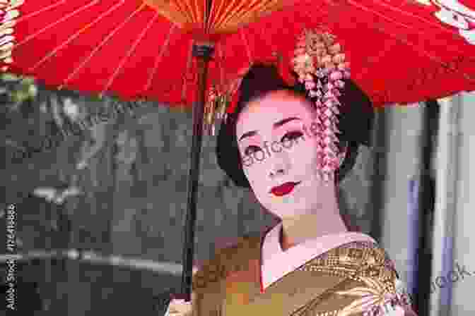 A Graceful Geisha, Adorned In An Elaborate Kimono, Represents The Juxtaposition Of Tradition And Modernity In Preserving Cultural Heritage. Carrot Or Diamond: English Poetry About Modern Day Japan