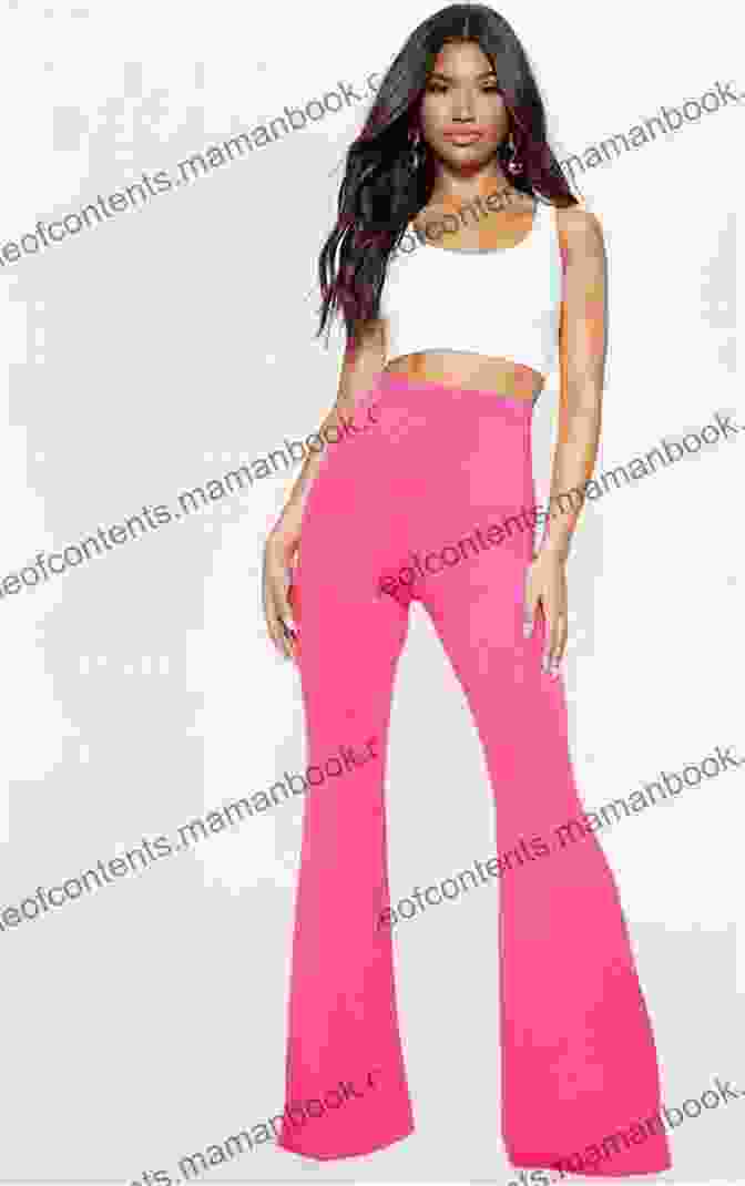 A Model Wearing A Bright Pink Suit With Flared Trousers Love Looks Pretty On You