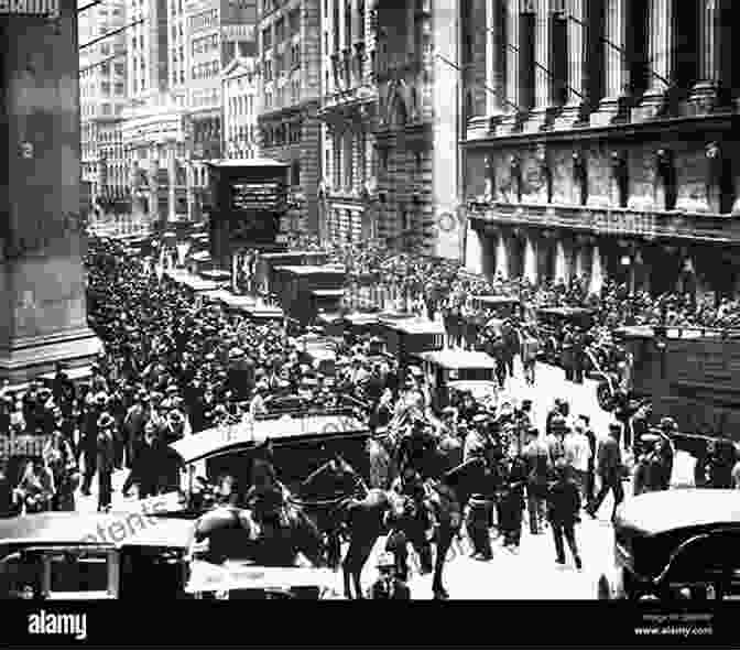 A Panoramic View Of Wall Street During The Great Crash Of 1929, With Crowds Of People Gathered In Front Of The New York Stock Exchange The Great Crash 1929 John Kenneth Galbraith