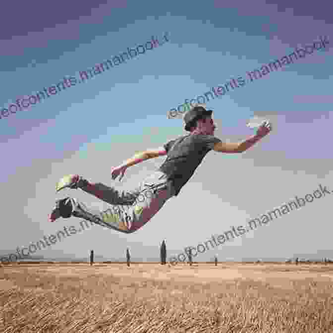 A Photo Of A Person Floating In Mid Air, Demonstrating The Effects Of Gravity. Life Is A Rollercoaster: What Comes Up Must Go Down Hill