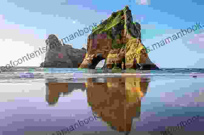 A Photograph Of A Carved Face In A Rock Formation On The Coast Of New Zealand's South Island Face At The Bottom Of The World And Other Poems (UNESCO Collection Of Representative Works: Japanese Series)