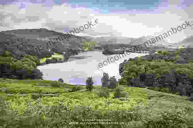 An Aerial View Of The An Mile Circular Route, Showcasing The Picturesque Landscapes Of Loughrigg Tarn And Grasmere Lake Walking Around Britain The Lake District Around Wordsworth S Walks: An 8 Mile Circular Route From Pelter Bridge Visiting Loughrigg Tarn Grasmere Lake And Rydal Water