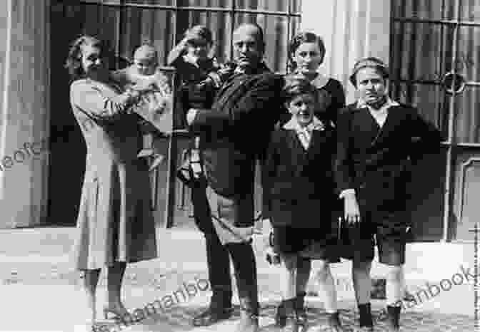 Benito Mussolini With His Wife, Rachele Guidi, And Their Children. How To Marry Benito Mussolini