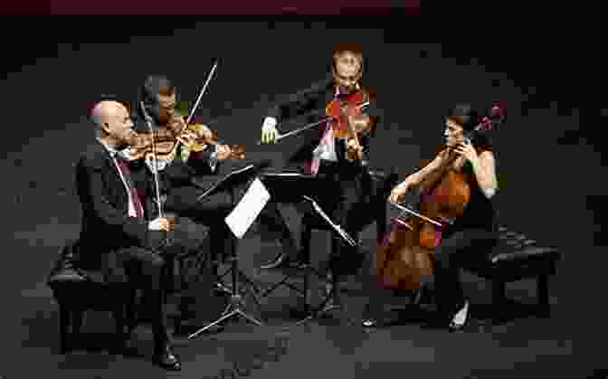 Image Of A String Quartet Performing American Fiddle Tunes For Solo And Ensemble: Viola Violin And Ensemble Score