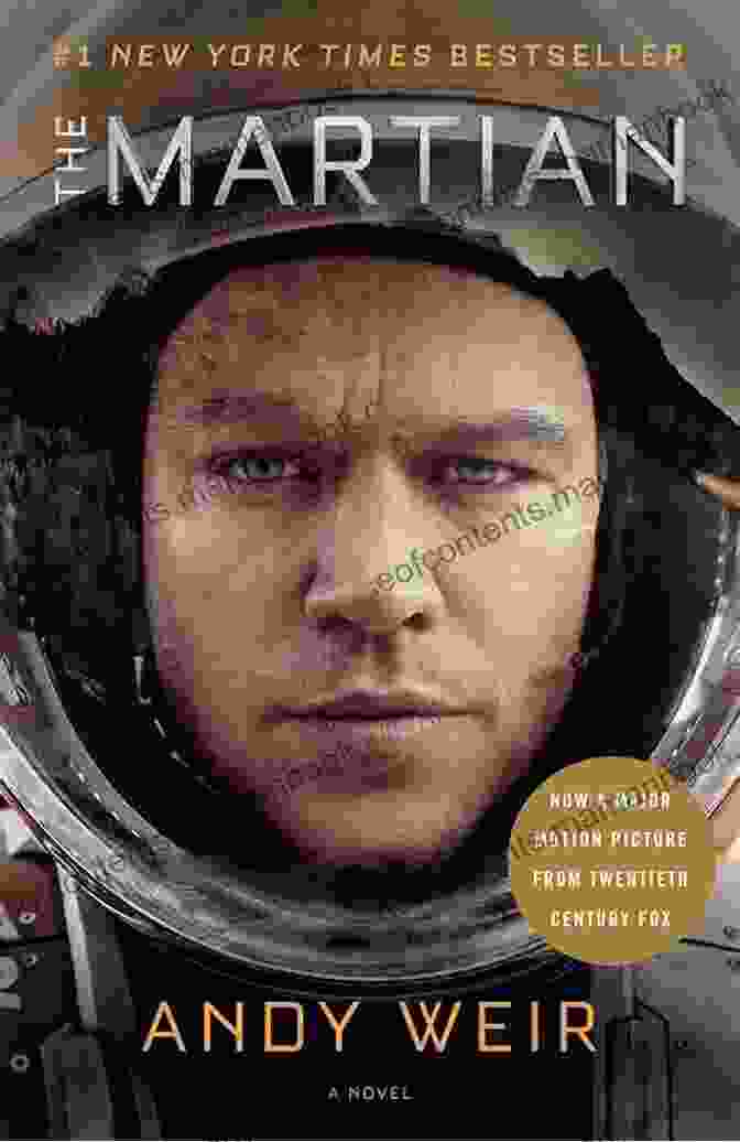 The Martian Book Cover, Featuring Astronaut Mark Watney On Mars The Martian: Classroom Edition: A Novel