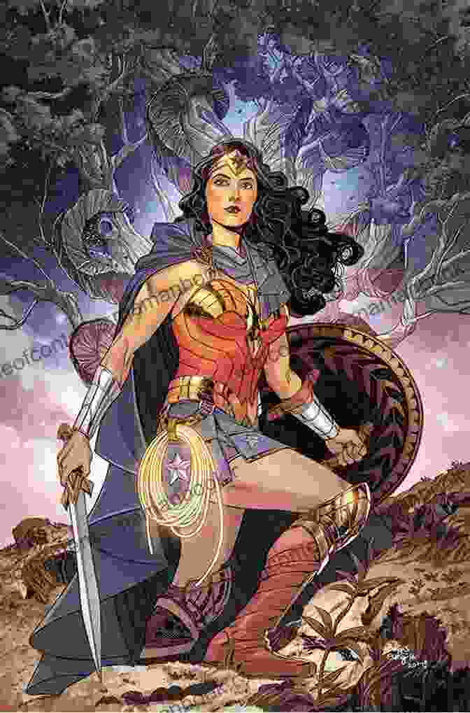 Wonder Woman On The Cover Of All Star Comics #8 Wonder Woman (1942 1986) #218 Michael Senoff