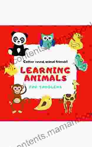 Learning Animals: Learning animals for Toddlers Kids Kindergarten Toddler Grade 1 Preschool Babies 1 year old baby with alphabet with words with stuffs (Learning Series)