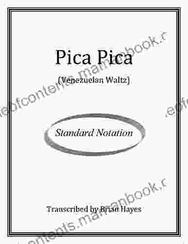 Pica Pica (Venezuelan Waltz) (for Solo Guitar): Standard Notation